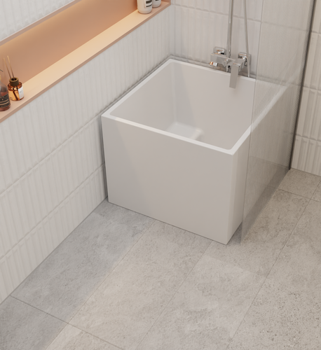 HERA Bathtub 1010, Portable HDB Bathtub in Square