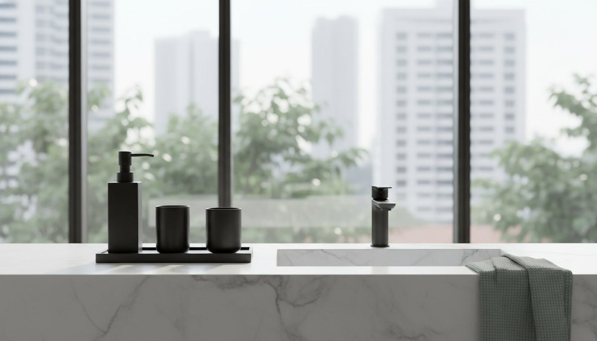 The Sophisticated Sanctuary: A Guide to Choosing a Bathroom Accessories Set in Black