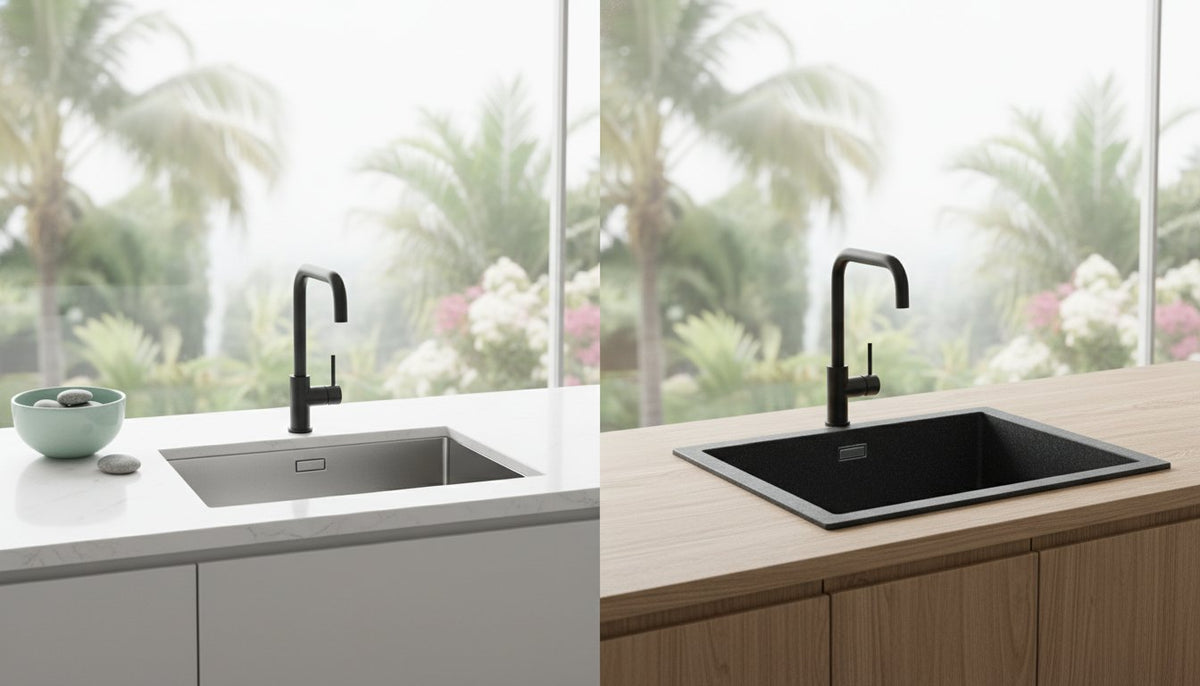Stainless Steel vs Granite Kitchen Sink: A Guide to Timeless Kitchen Design 2026
