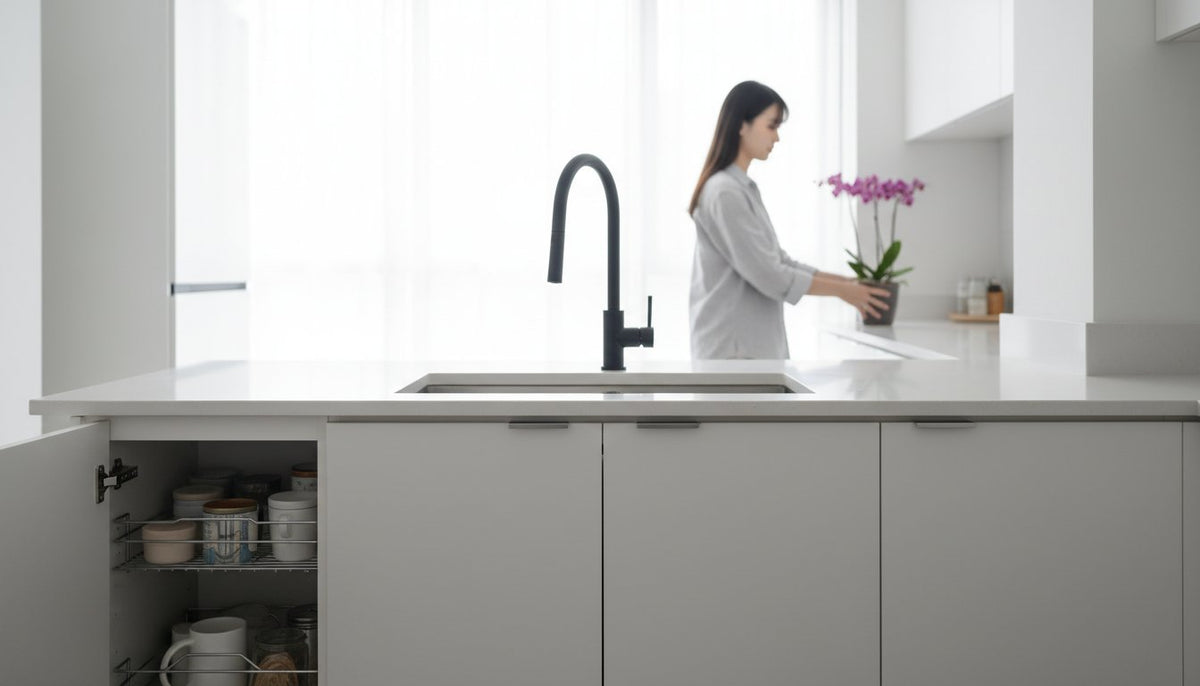 Designing the Perfect Kitchen Sink Cabinet: A Guide for Compact Singapore Homes