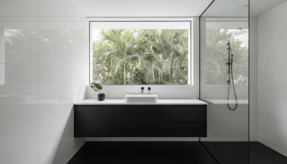 Black and White Bathroom Ideas: Creating a Restorative Monochrome Sanctuary