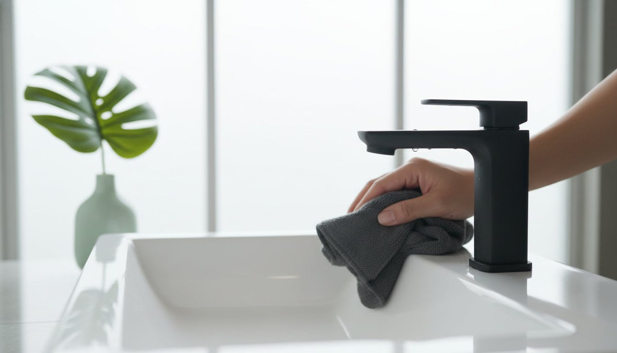 How to Clean Matte Black Tapware: Preserving Your Personal Sanctuary