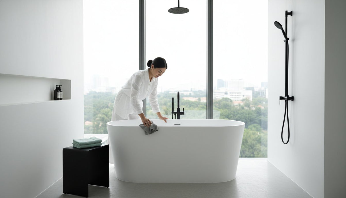 The Art of Preservation: How to Maintain Your Freestanding Tub as a Timeless Sanctuary