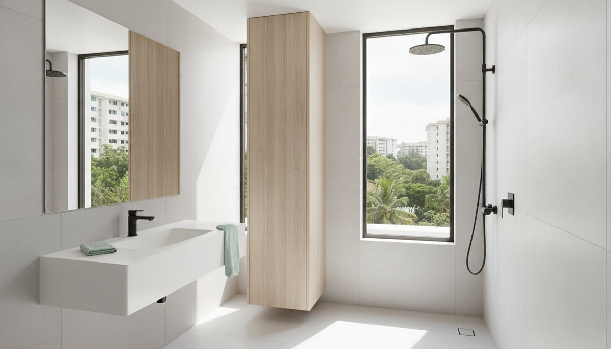 Tall Bathroom Storage Cabinet Singapore: Elevating Your Sanctuary with Vertical Elegance