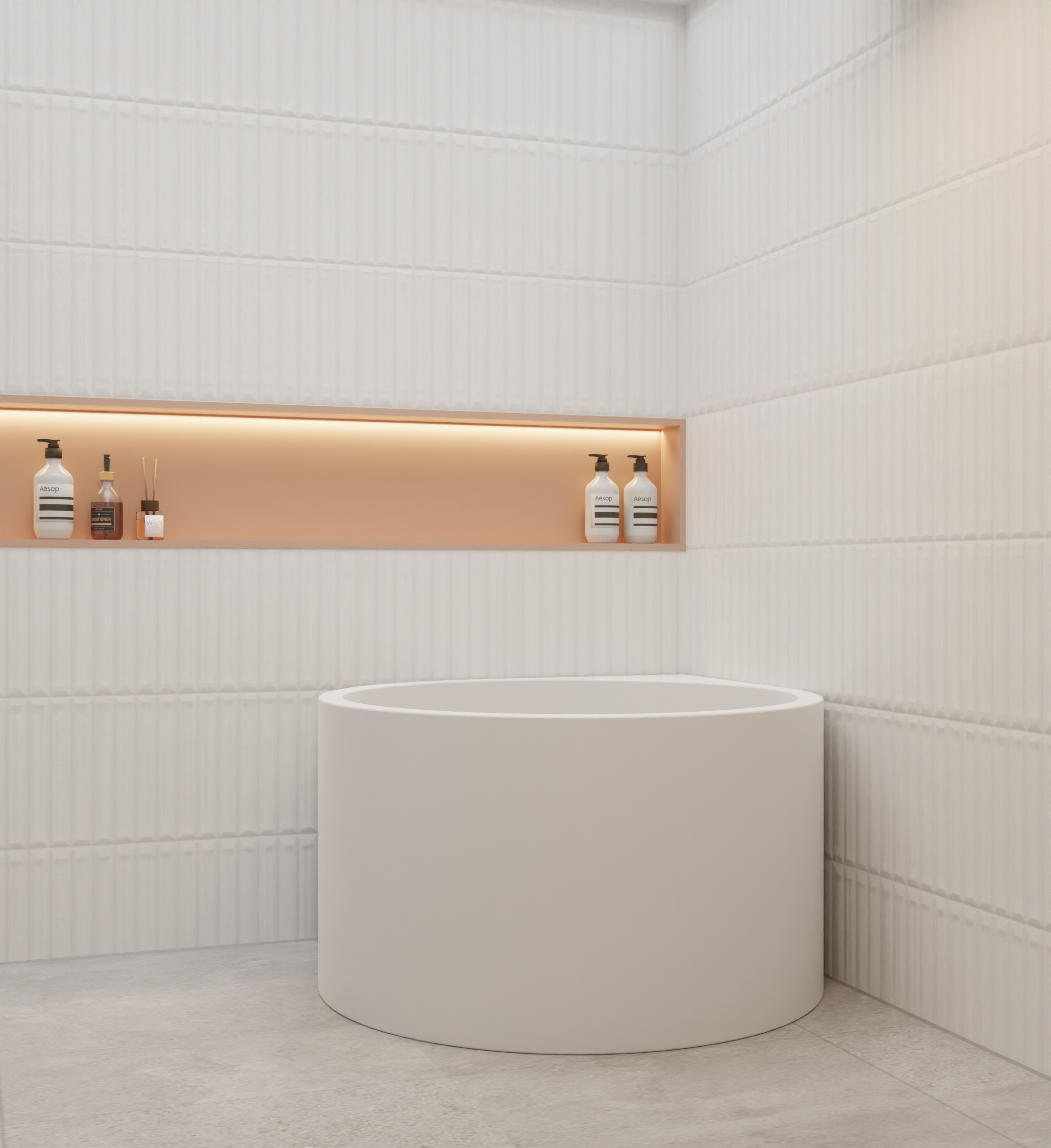 HERA Bathtub 1015, Corner Rain Drop Shape Soak Tub