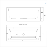 HERA Bathtub 1028 RECTANGULAR Wall To Wall Sealed Up Stand Alone | The Mini Bathtub for your Home Spa