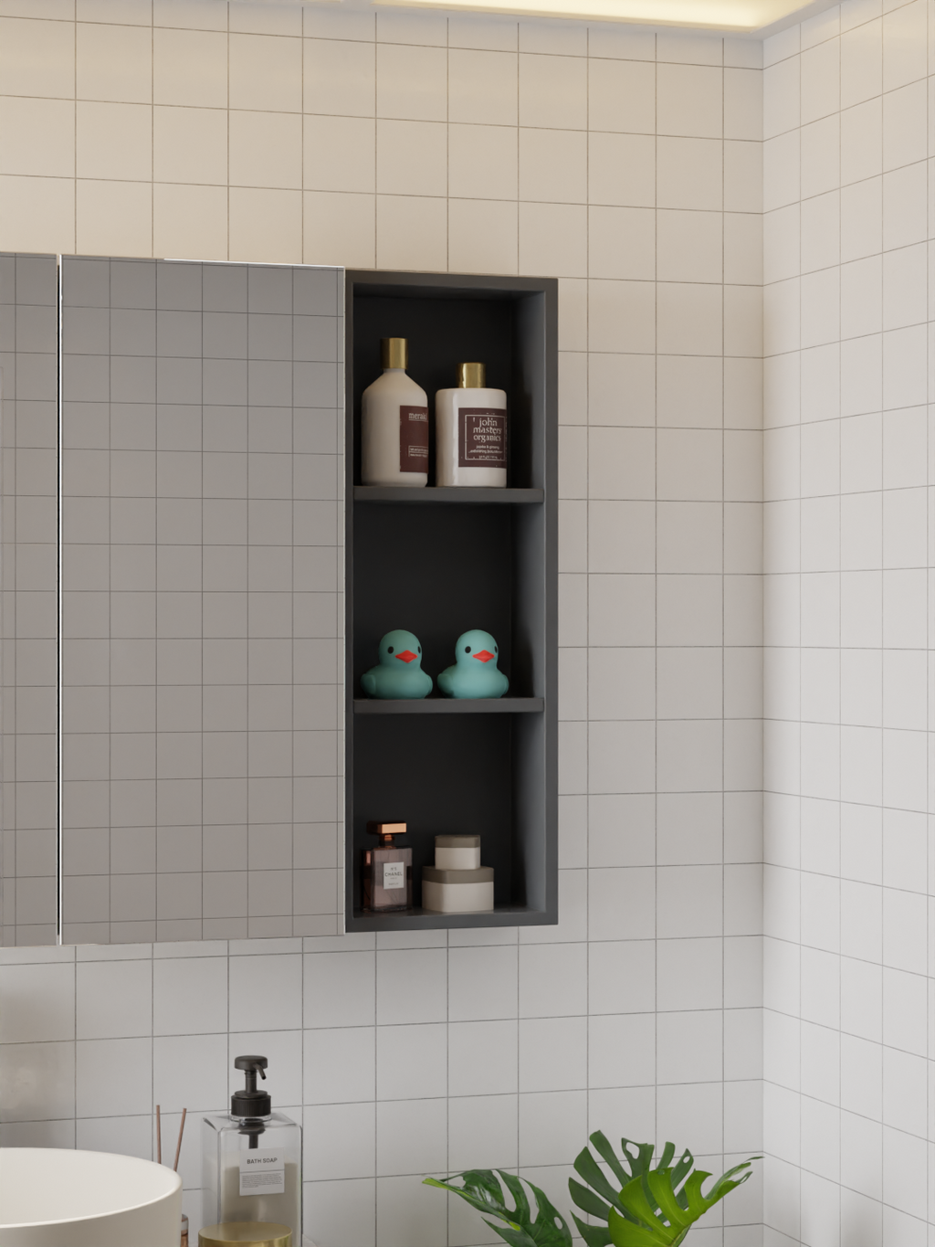 HERA Waterproof Open Shelf 25CM