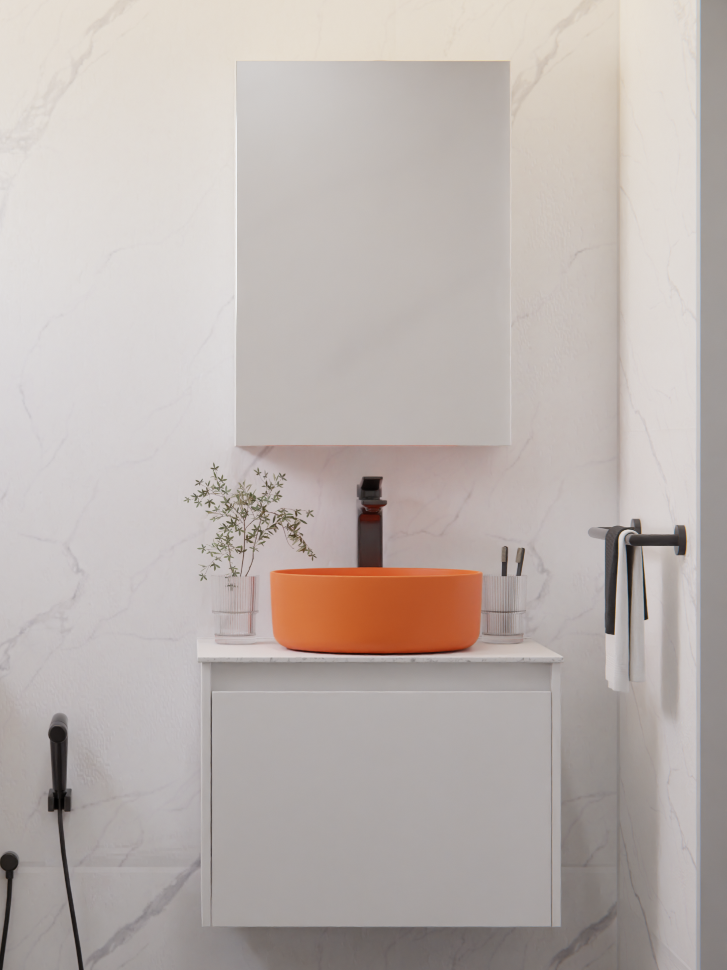 HERA Mirror Cabinet Blanco 5070MC-2-B