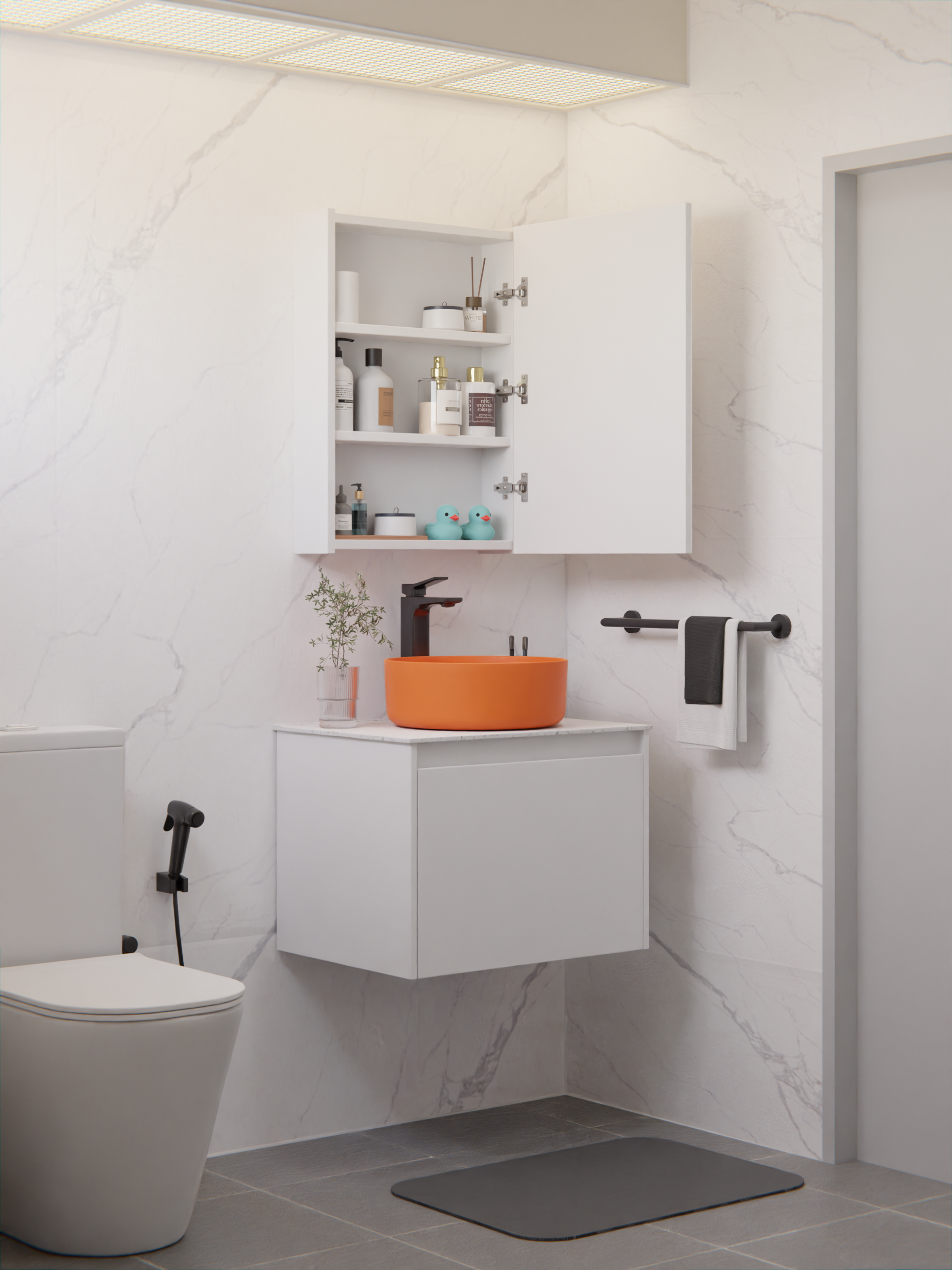 HERA Mirror Cabinet Blanco 5070MC-2-B