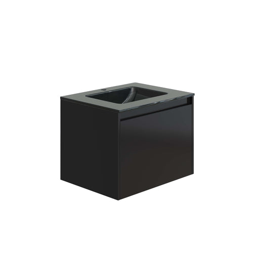 HERA 46 Vanity Cabinet Matt Black