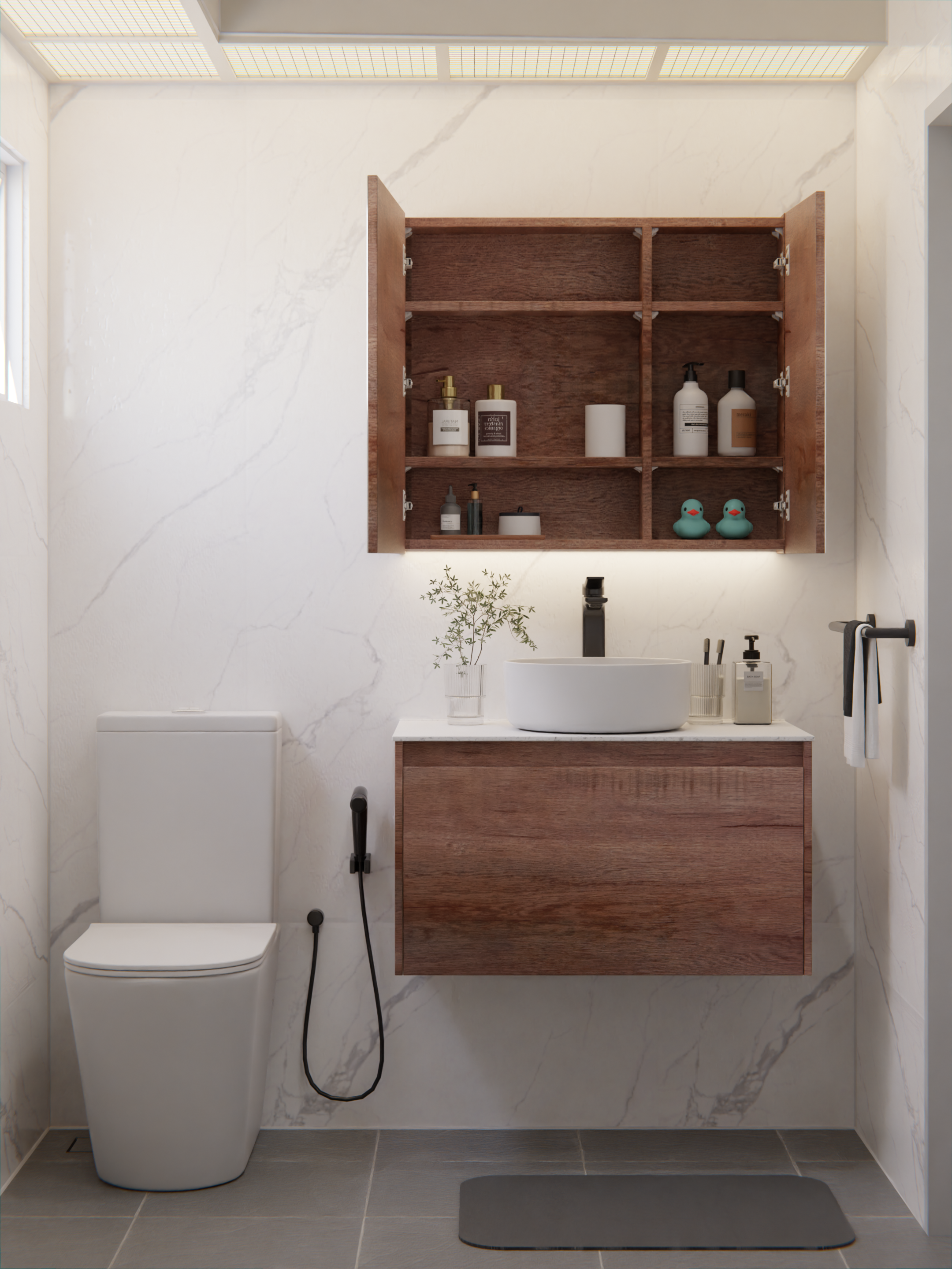 HERA Mirror Cabinet Oakwood 8070MC-O