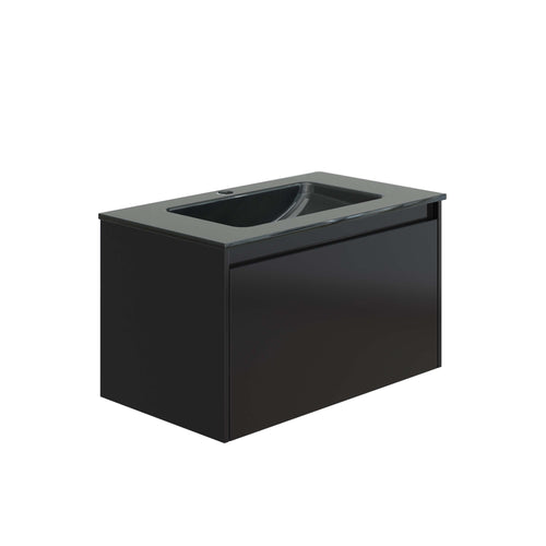 HERA 46 Vanity Cabinet Matt Black