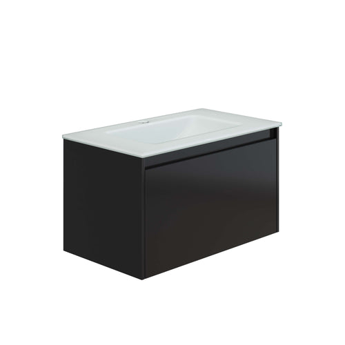 HERA 46 Vanity Cabinet Matt Black