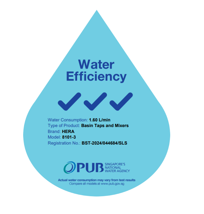 PUB water efficiency label 