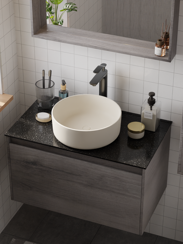 HERA Single-lever Basin Mixer Tap 8102 Gun Metal | Bathroom Faucet |Classic design for the traditional and classic look