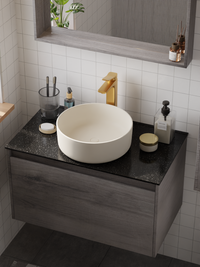 HERA Single-lever Basin Mixer Tap 8302 Matt Gold