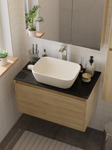 HERA Ceramic Basin Matt White 9029-M202