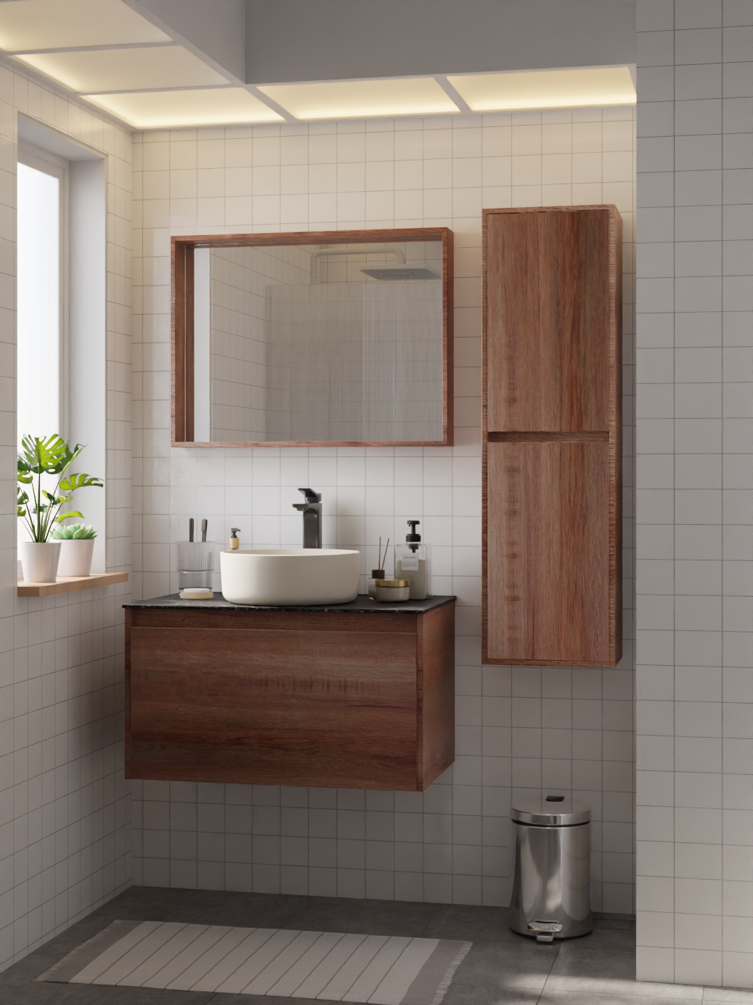 HERA Frame Mirror Oakwood 8060FM-O