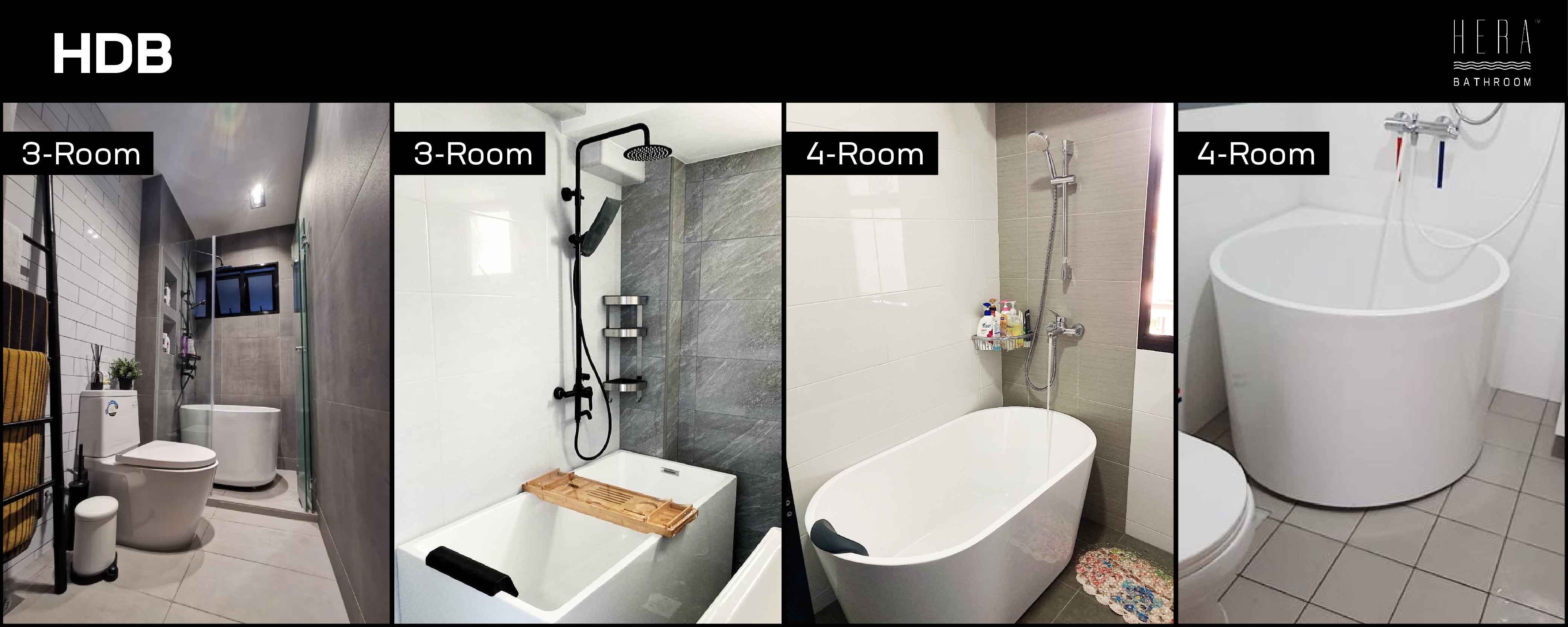 3-4 Room bathtubs