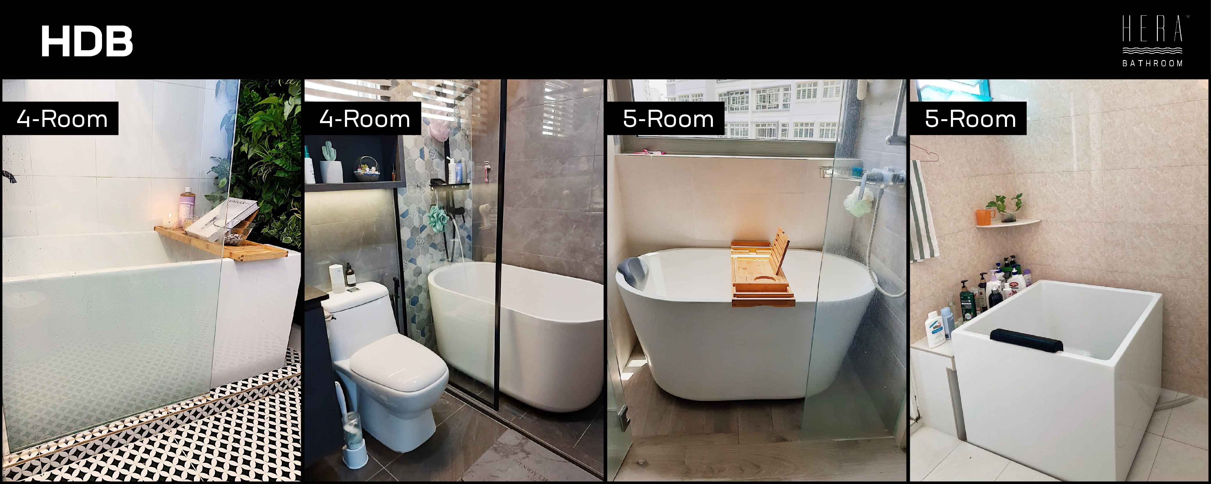 4-5 Room bathtubs