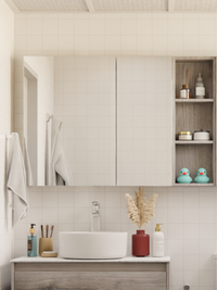 HERA 46 Vanity Cabinet Charcoal Ash