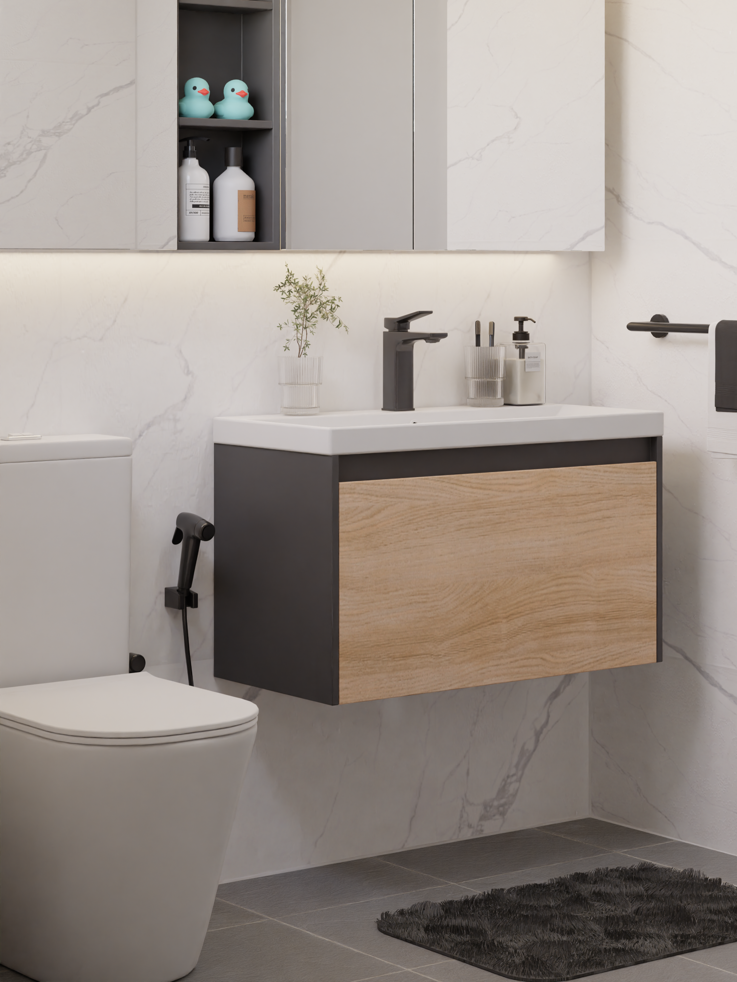 Bathroom Vanity Cabinets for Modern Homes in Singapore | HERA Bathroom