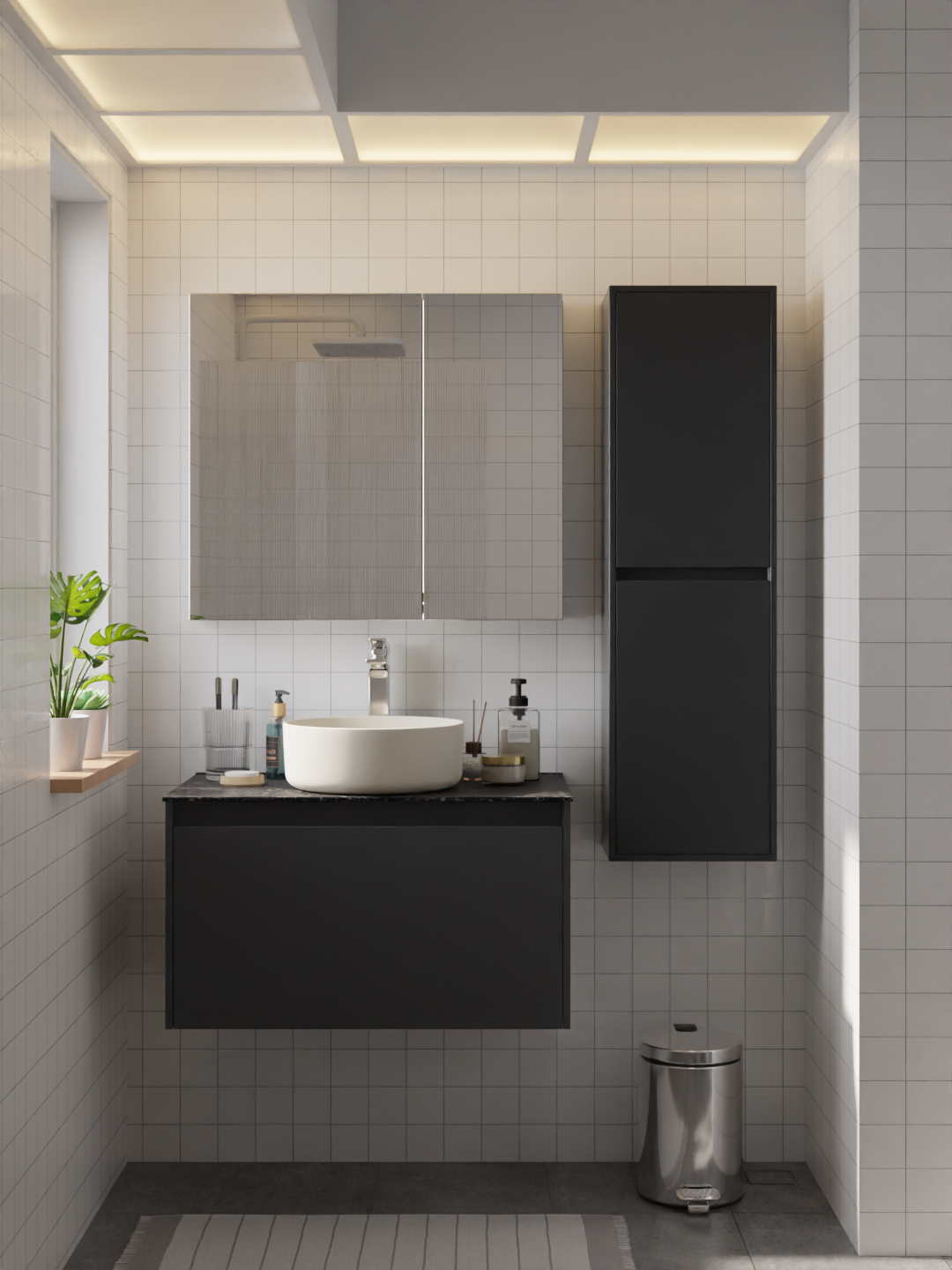 HERA Side Cabinet Graphite