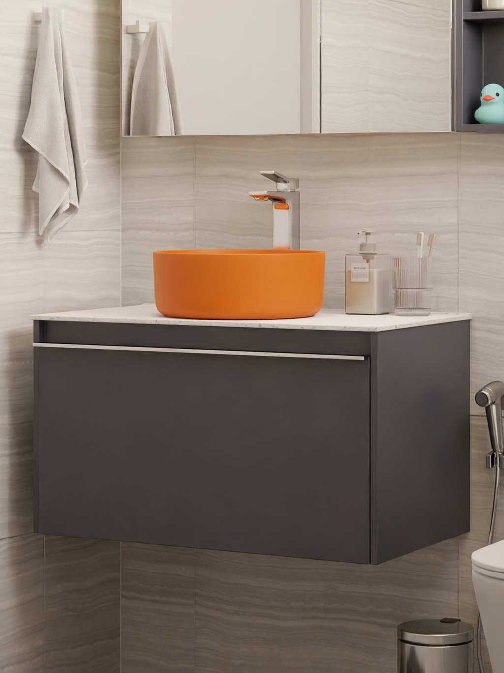 HERA 46 Vanity Cabinet Graphite