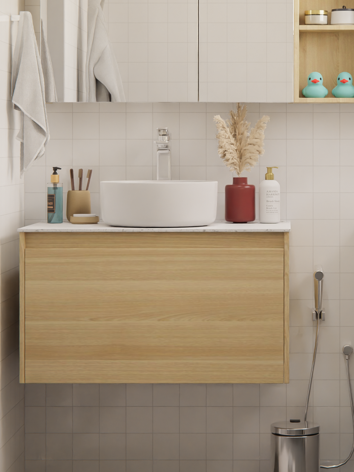 HERA 46 Vanity Cabinet Birch