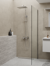 HERA Rainshower System with Single-lever Shower Mixer Set 8303 Chrome