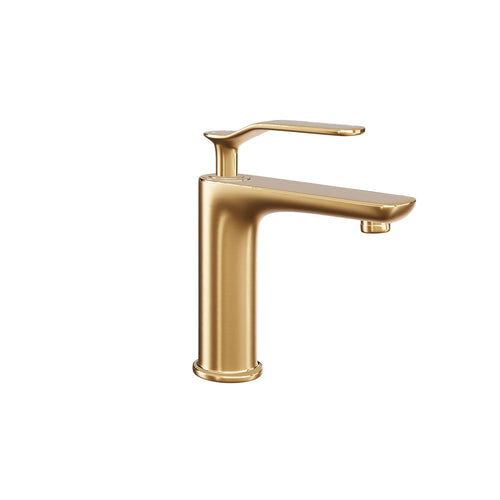 HERA Single-lever Basin Mixer Tap 8101 Matt Gold | Bathroom Faucet |Classic design for the traditional and classic look