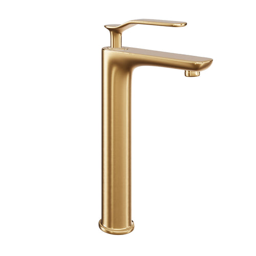 HERA Single-lever Basin Mixer Tap 8102 Matt Gold | Bathroom Faucet |Classic design for the traditional and classic look