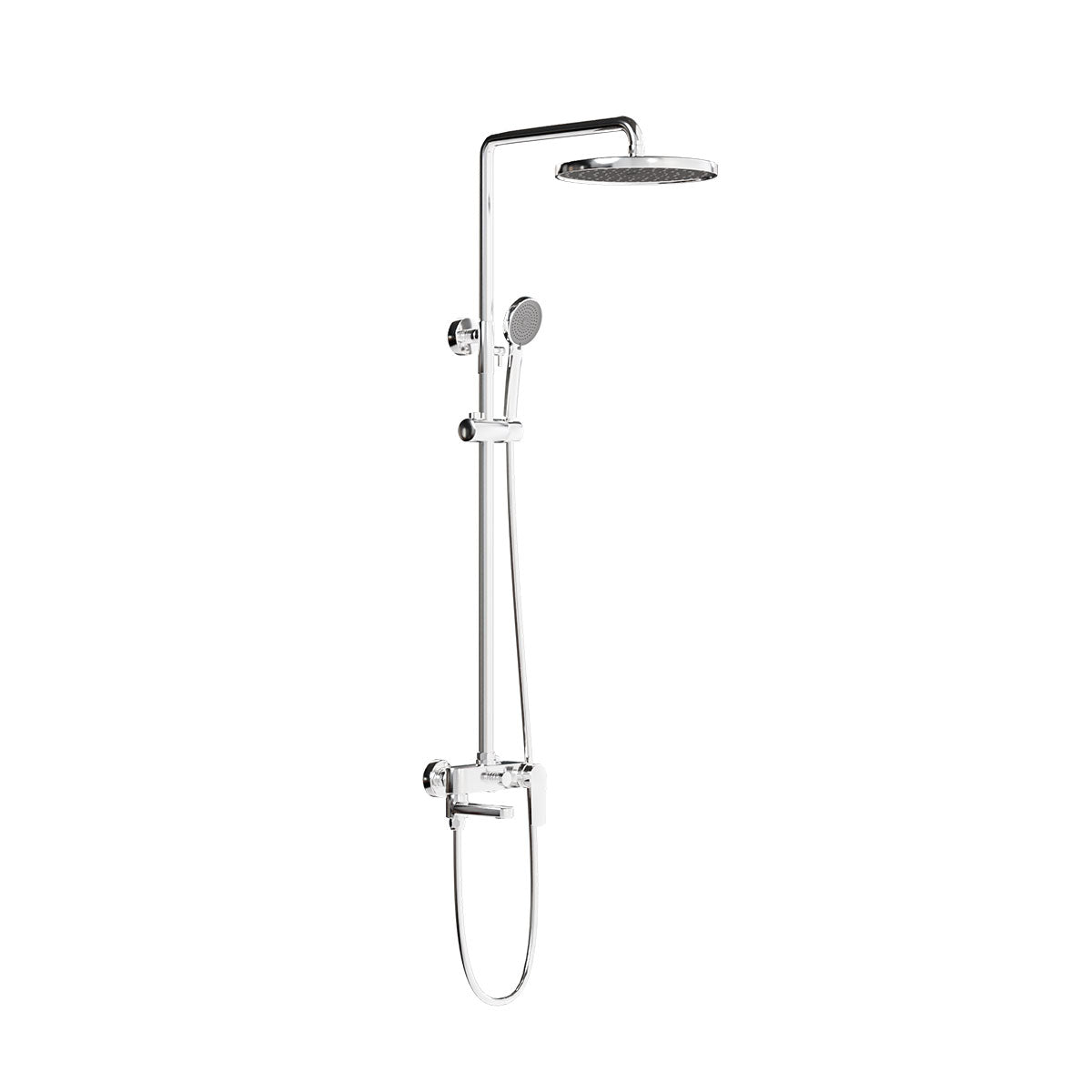 HERA Rainshower System With Single lever Shower Mixer Set 8203 Chrome hera-rainshower-system-with-single-lever-shower-mixer-set-8203-chrome