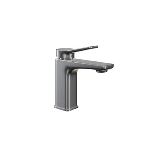 HERA Single-lever Basin Mixer Tap 8301 Gun Metal | Bathroom Faucet |Innovative lever design for a different look of a modern bathroom