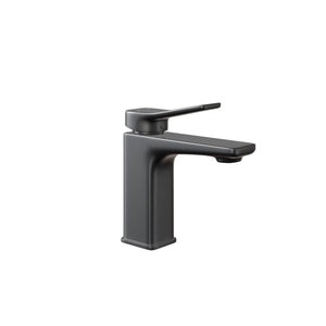 HERA Single-lever Basin Mixer Tap 8301 Matt Black | Bathroom Faucet |Innovative lever design for a different look of a modern bathroom