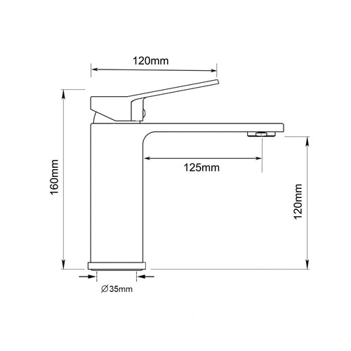 HERA Single-lever Basin Mixer Tap 8301 Matt Gold | Bathroom Faucet |Innovative lever design for a different look of a modern bathroom