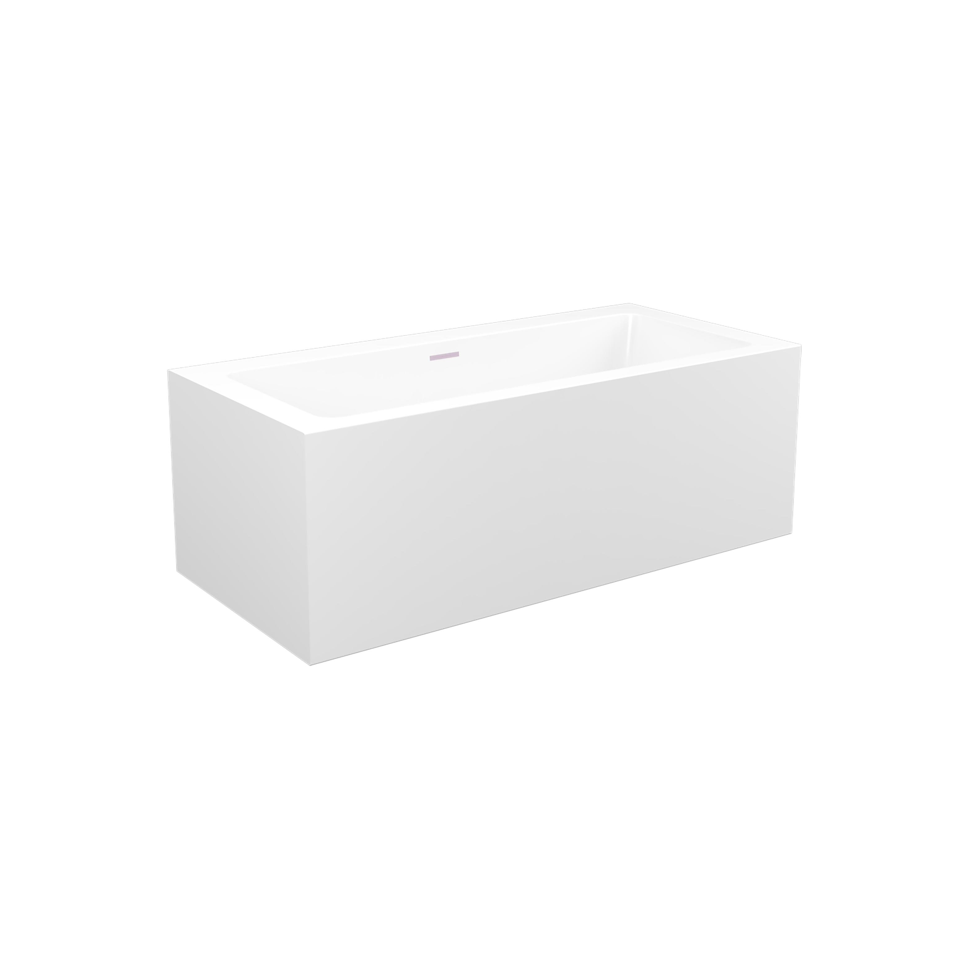HERA Bathtub 1028 RECTANGULAR Wall To Wall Sealed Up Stand Alone | The Mini Bathtub for your Home Spa