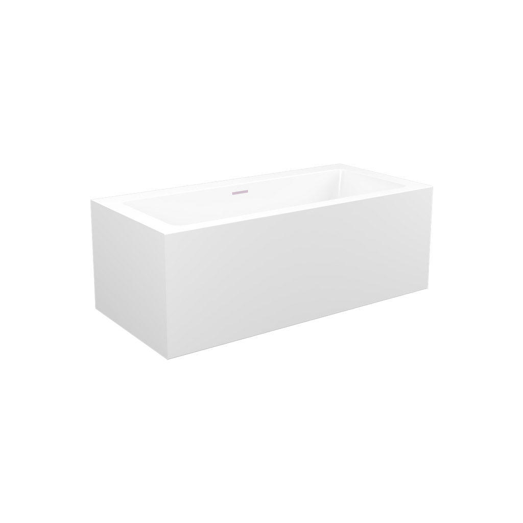 HERA Bathtub 1028 RECTANGULAR Wall To Wall Sealed Up Stand Alone | The Mini Bathtub for your Home Spa
