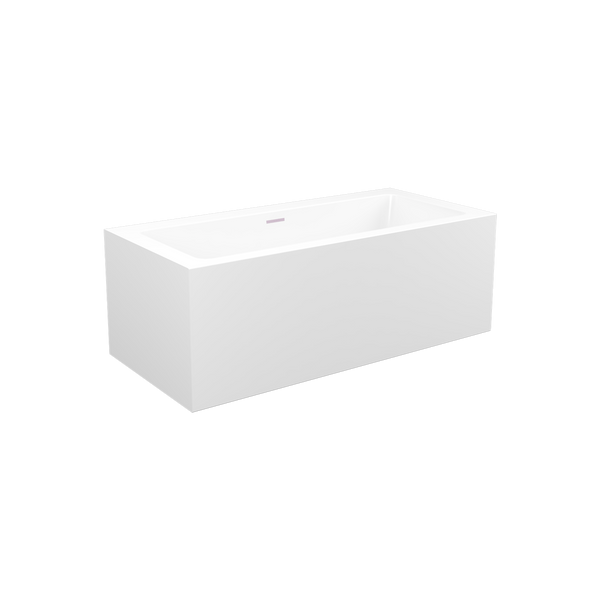HERA Bathtub 1028 RECTANGULAR Wall To Wall Sealed Up Stand Alone | The Mini Bathtub for your Home Spa