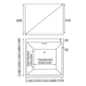 HERA Bathtub 1001