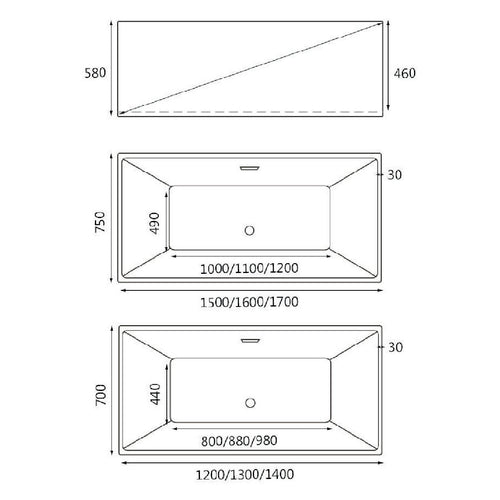 HERA Bathtub 1003, Portable HDB Bathtub, No hacking, No tiling