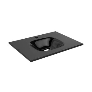 HERA Glass Basin Gloss Black GBXB-B - SaniQUO