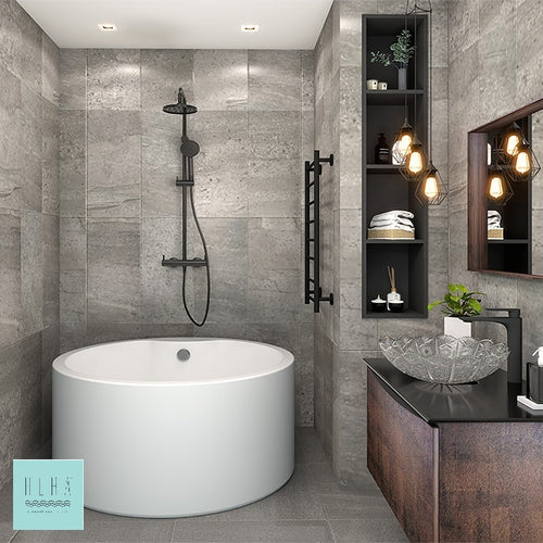 HERA Bathtub 1007, Round Shape Standalone Tub