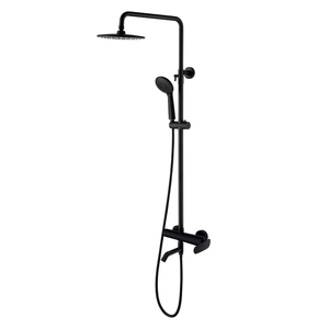 1160035 SINGLE LEVER BATH SHOWER 3 TICKS √√√ MATT BLACK - SaniQUO