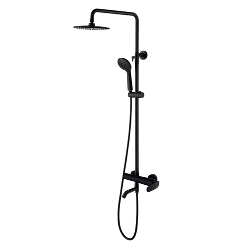 1160035 SINGLE LEVER BATH SHOWER 3 TICKS √√√ MATT BLACK - SaniQUO