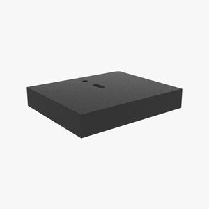 HERA TROY Countertop Rough Black - SaniQUO
