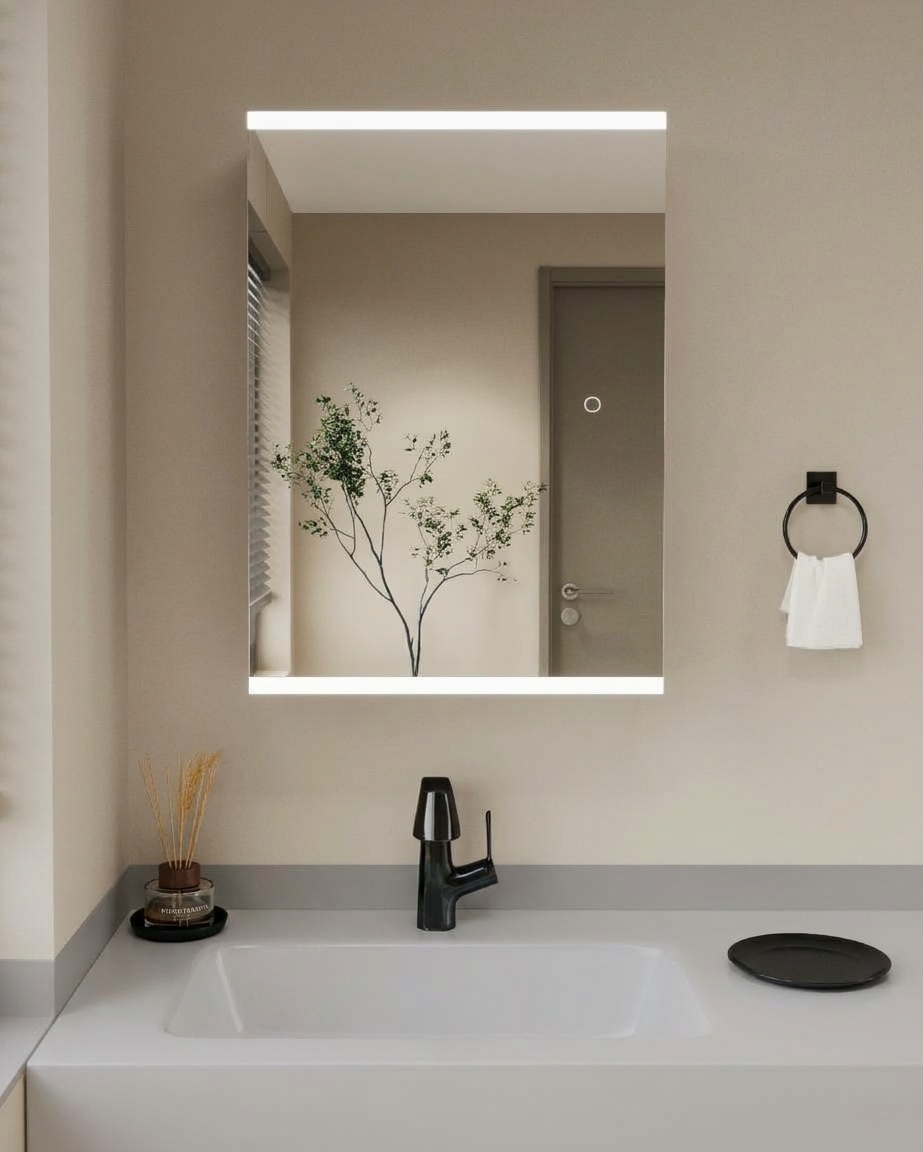 HERA Align 80 LED mirror cabinet