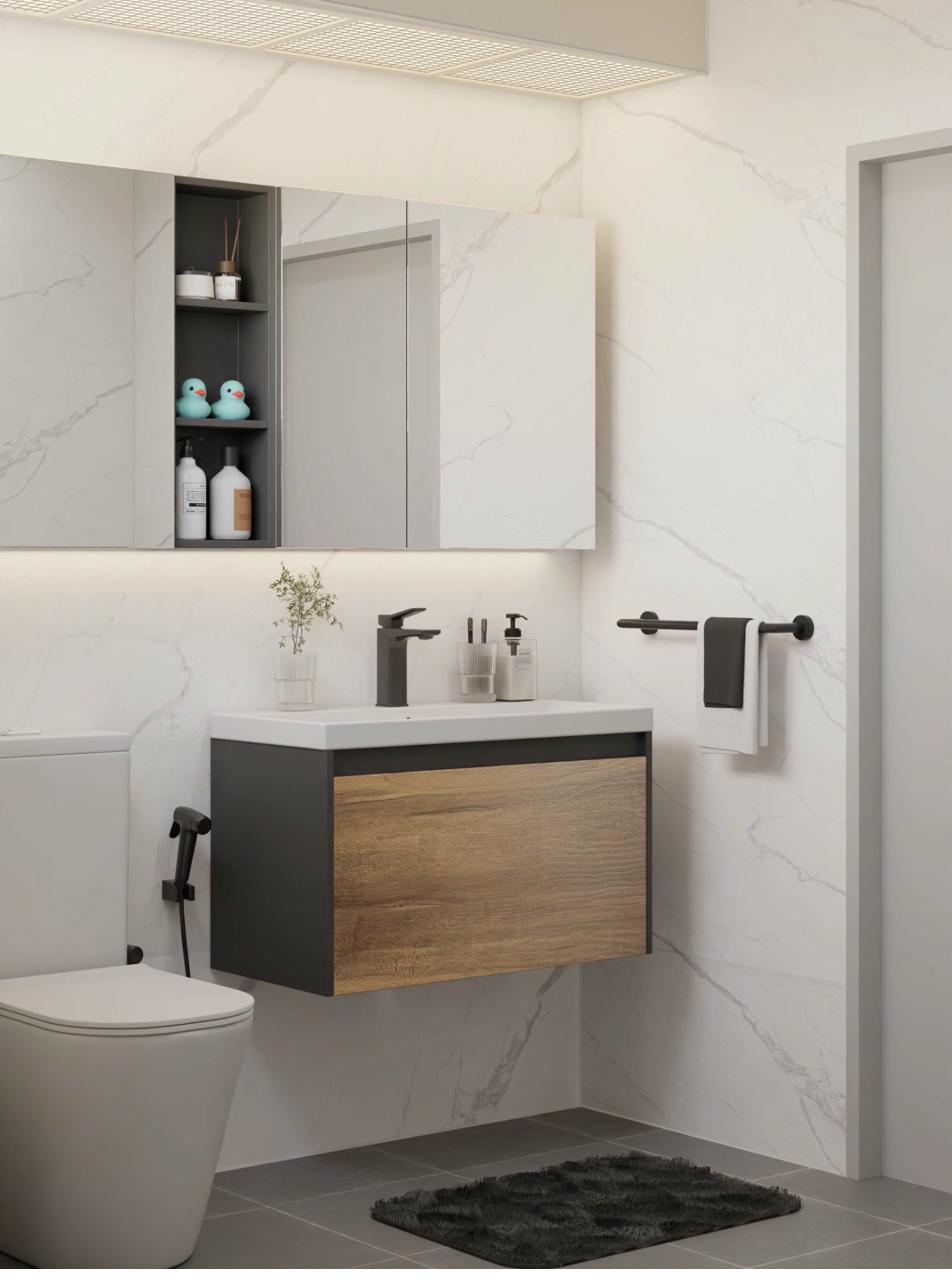 HERA Brown Walnut vanity cabinet